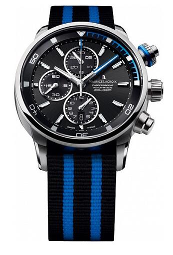 Maurice Lacroix Pontos Chronograph S Blue PT6008-SS002-331 Replica Watch